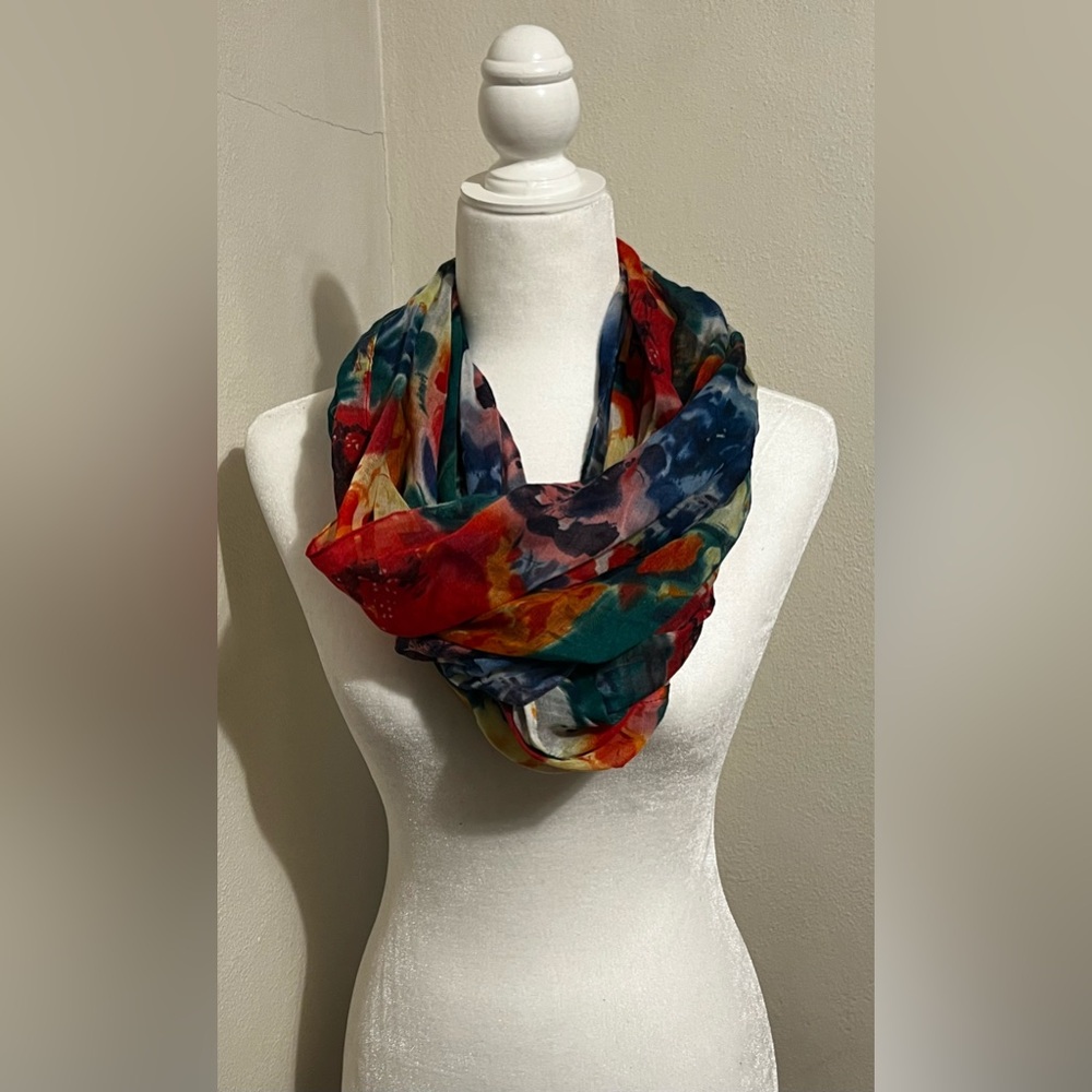 Jockey Multicolor Floral Infinity Scarf